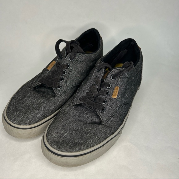 Vans Other - Vans Mens Off The Wall Gray Casual Skate Shoes Top Lace up Size 8